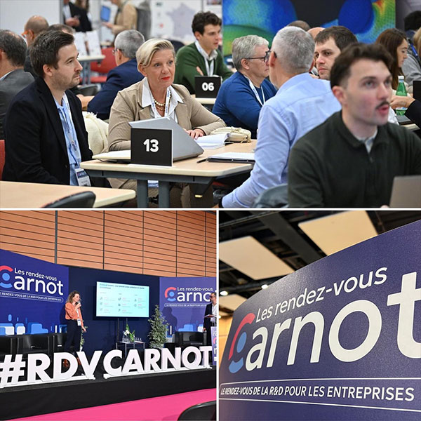 Sandrine TADZIK et Benjamin CAPRI sur le salon RDV Carnot