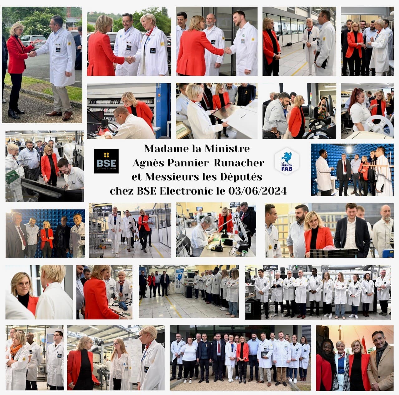 Madame la Ministre chez BSE Electronic