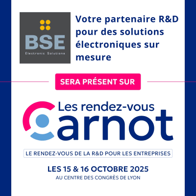 BSE Electronic sera présent aux Rendez-vous Carnot 2025