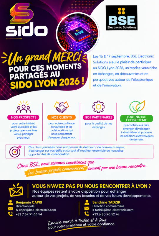 SIDO 2026 -- MERCI à Toutes et Tous